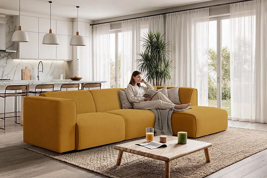 OTTO home Ecksofa "Merid L-Form, B: 295 cm - OTTO. Verlässliche Qualität." günstig online kaufen