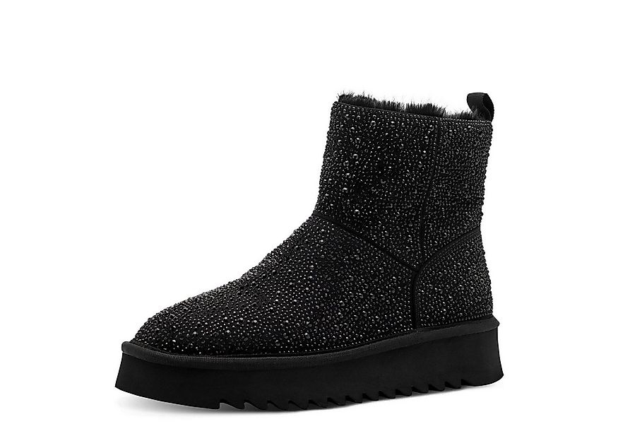 Tamaris Winterboots, Plateau, Stiefelette mit Allover-Strasssteinen besetzt günstig online kaufen