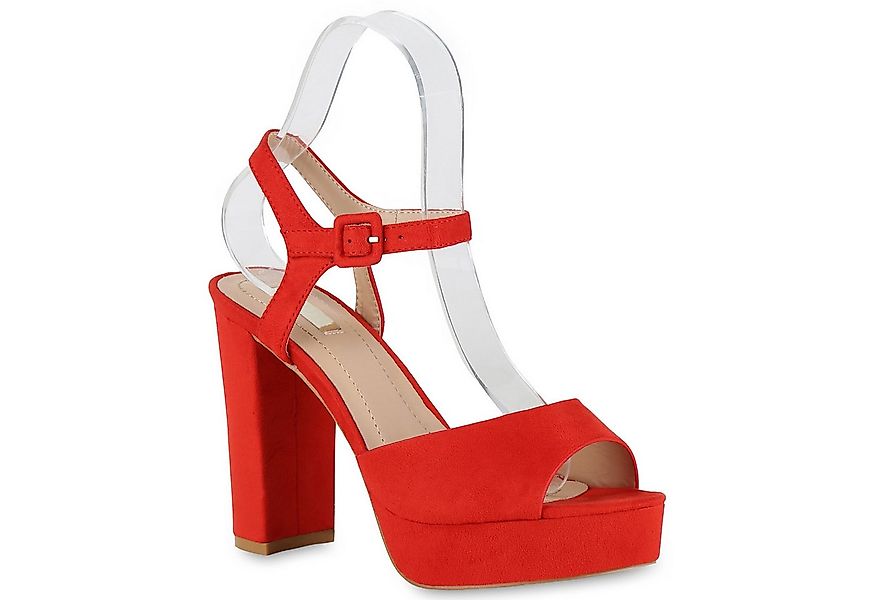 VAN HILL 826158 Plateausandaletten Damen Plateau Sandaletten Blockabsatz Pa günstig online kaufen