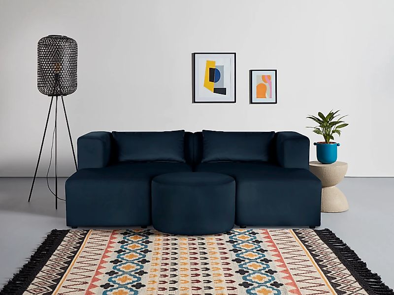 Leonique Sofa "Alexane", zusammengesetzt aus Modulen, in vielen Bezugsquali günstig online kaufen