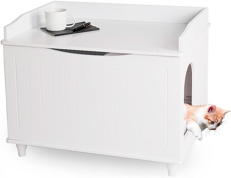WONDERMAKE Tierhaus Katzenschrank für Katzentoilette groß Holz, Katzenklo-S günstig online kaufen