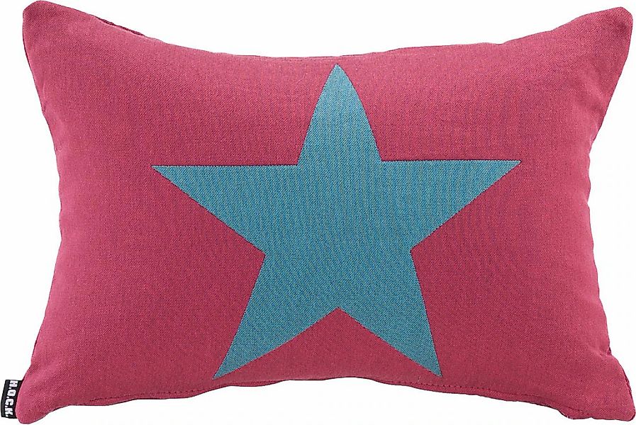 H.O.C.K. Dekokissen "Rockstar-Stern" Wendekissenhülle mit Füllung, 1 Stück günstig online kaufen
