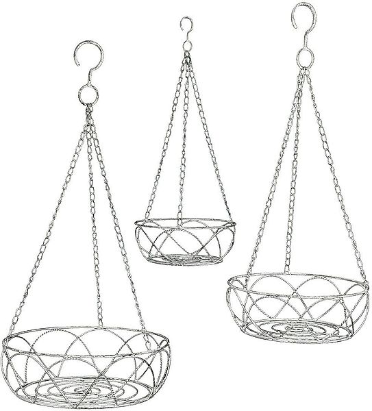 Ambiente Haus Hängekorb Eisen Hängerregal 3er günstig online kaufen