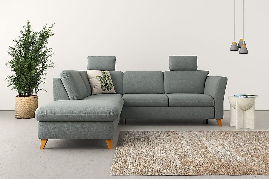 Home affaire Ecksofa Trelleborg L-Form, Federkern-Polsterung, günstig online kaufen