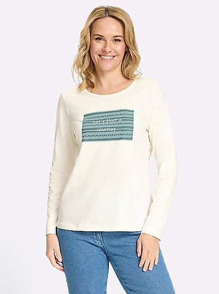 Sieh an! T-Shirt Rundhals-Shirt Langarm günstig online kaufen