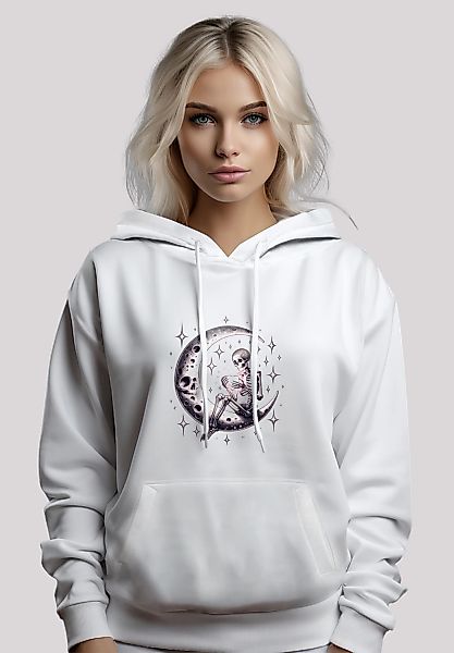 F4NT4STIC Kapuzenpullover "Gothic Valentinstag Skelett Mond", Premium Quali günstig online kaufen