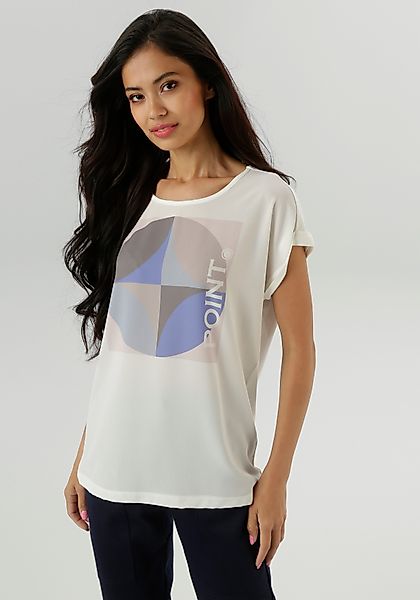 Aniston SELECTED Shirtbluse im Materialmix - günstig online kaufen