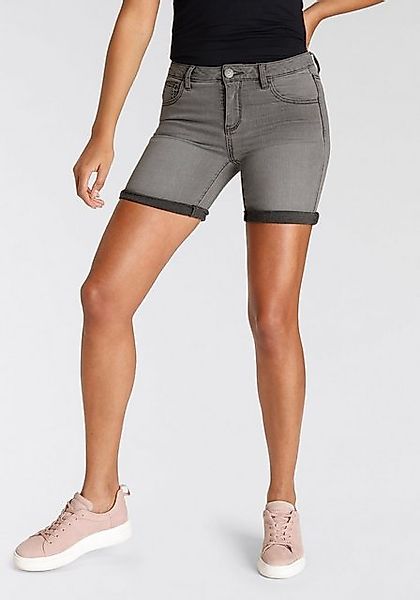 Arizona Jeansshorts Ultra-Stretch extra eng geschnitten, krempelbare Beinab günstig online kaufen