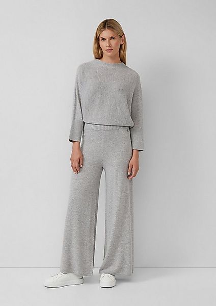 s.Oliver Chinos Hose Hochwertige Strickhose aus Kaschmirmix mit Extra-Wide- günstig online kaufen