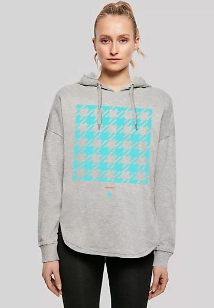 F4NT4STIC Kapuzenpullover Hahnentritt Karo blau Print günstig online kaufen