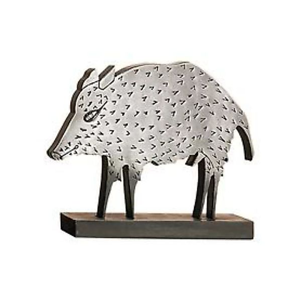 Metallguss-Skulptur 'Wildschwein' günstig online kaufen