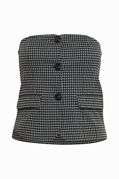 Ichi Kurzweste "Kurzweste IHKATE HOUNDSTOOTH TO", (1 tlg.), Sonstige günstig online kaufen