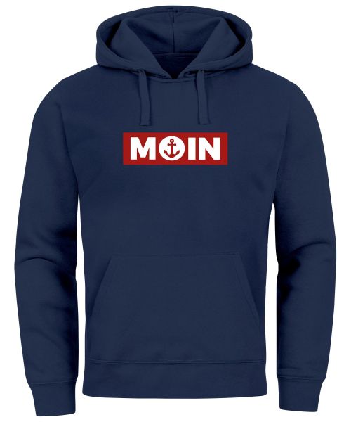 Neverless Hoodie Hoodie Herren Moin norddeutsch günstig online kaufen