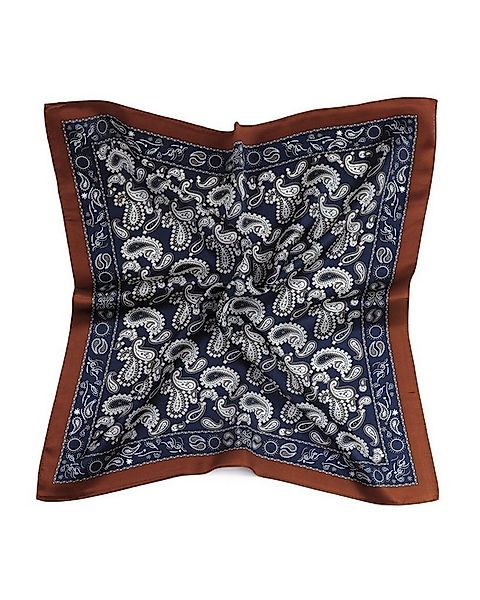 MayTree Seidentuch quadratisch, Paisley mit Rand, 53x53 cm, Nickituch, Band günstig online kaufen