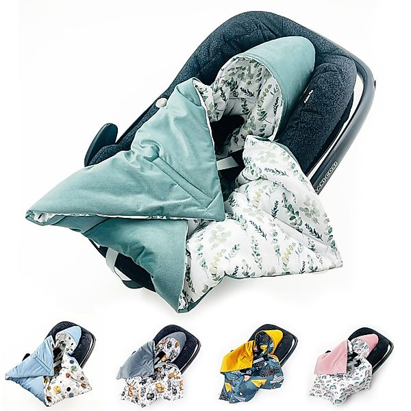 Einschlagdecke Babyschale Autositz mit Klettverschluss HERBST günstig online kaufen