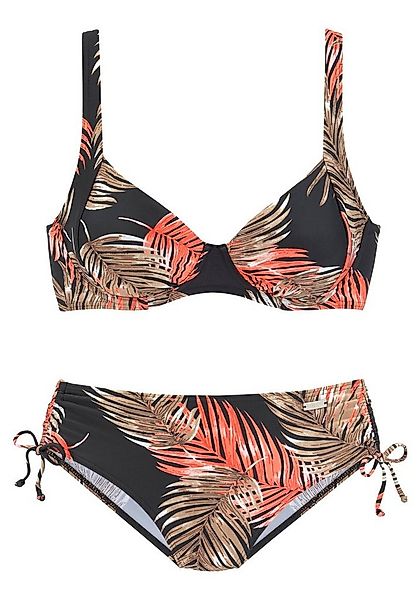 LASCANA Bügel-Bikini mit plakativem Blätter-Print günstig online kaufen