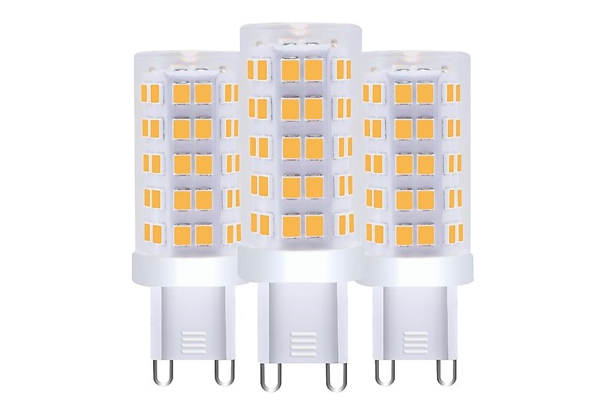 proventa LED-Leuchtmittel LED Kapsel, G9, G9 4.5W warmweiß Klar 3-Pack günstig online kaufen