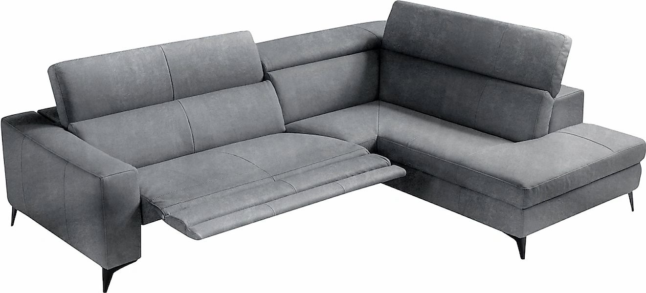 Egoitaliano Ecksofa "Edith, Designsofa mit hohem Sitzkomfort, L-Form" inkl. günstig online kaufen