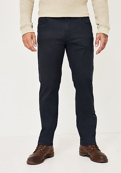 Redpoint Stoffhose MONTREAL Straight Fit Hose mit Dehnbund und dezentem Mot günstig online kaufen