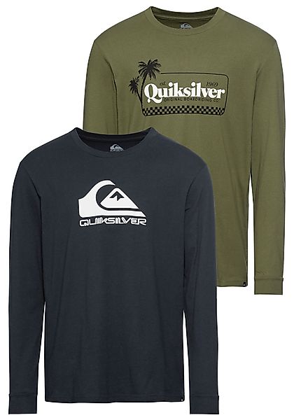 Quiksilver Langarmshirt Packung, 2er-Pack, 2 Stk. tlg. günstig online kaufen