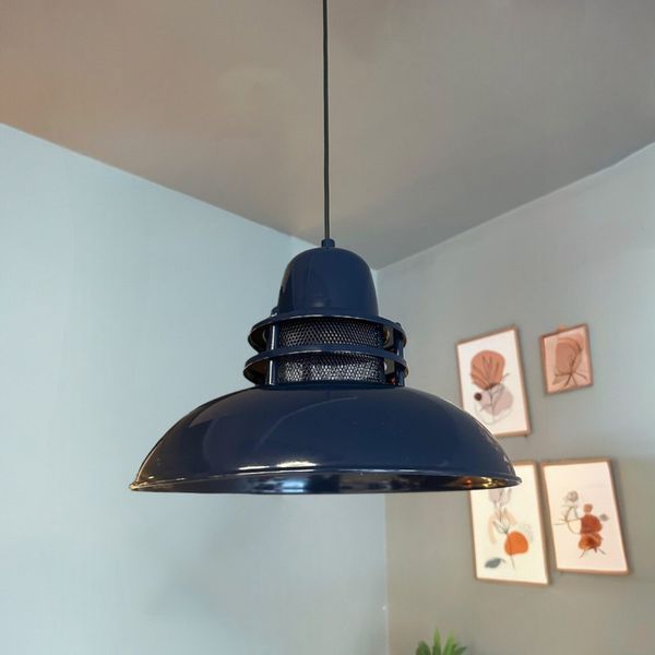 Bamyum Pendelleuchte Bamyum Hängelampe Rot Metall günstig online kaufen