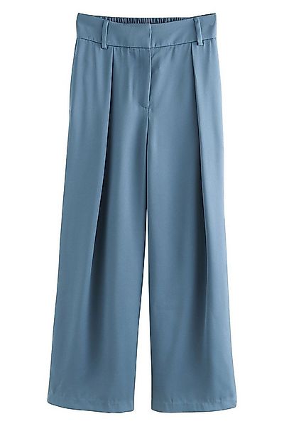 Next Dehnbund-Hose Satin-Hose mit weitem Bein und elastischem Bund (1-tlg) günstig online kaufen