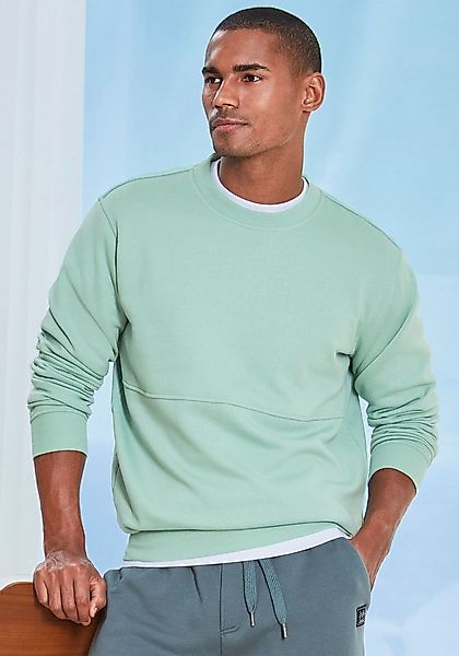 John Devin Sweatshirt - Pullover mit modischen Teilungsnähten Langarm, Swea günstig online kaufen