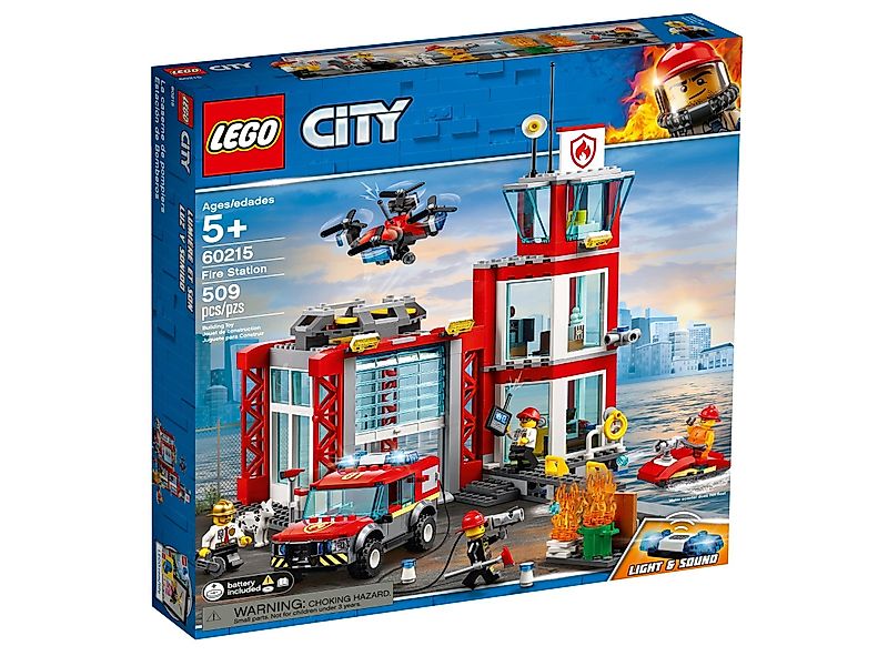 LEGO® LEGO® City 60215 Feuerwehrstation Konstruktionsspielsteine, günstig online kaufen