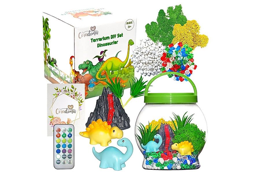 Coradoma Kreativset Terrarium Kit für Kinder DIY Bastelset mit Nachtlicht L günstig online kaufen