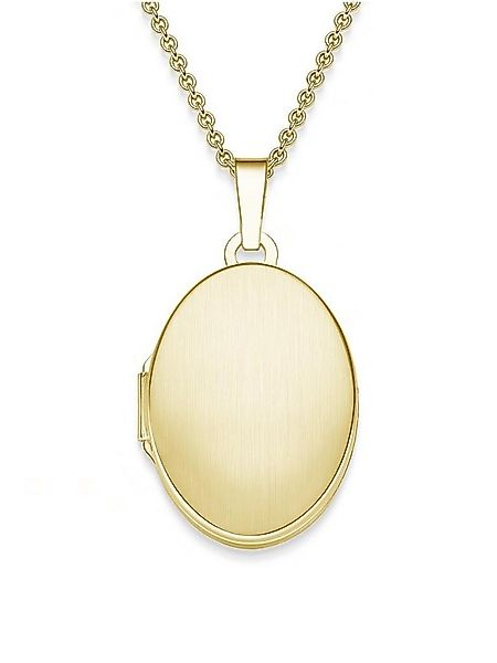 Amoonic Amulett Medaillon Oval zum Öffnen für Bilder Silber 925 Kette für F günstig online kaufen