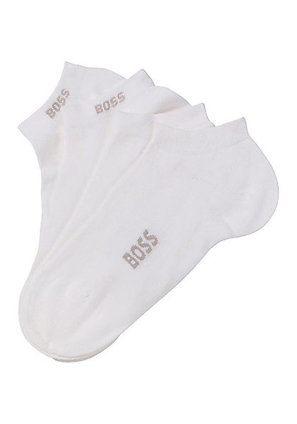 BOSS Socken 2P AS Logo Bamboo (Packung, 2-Paar) mit doppelten Logoschriftzu günstig online kaufen