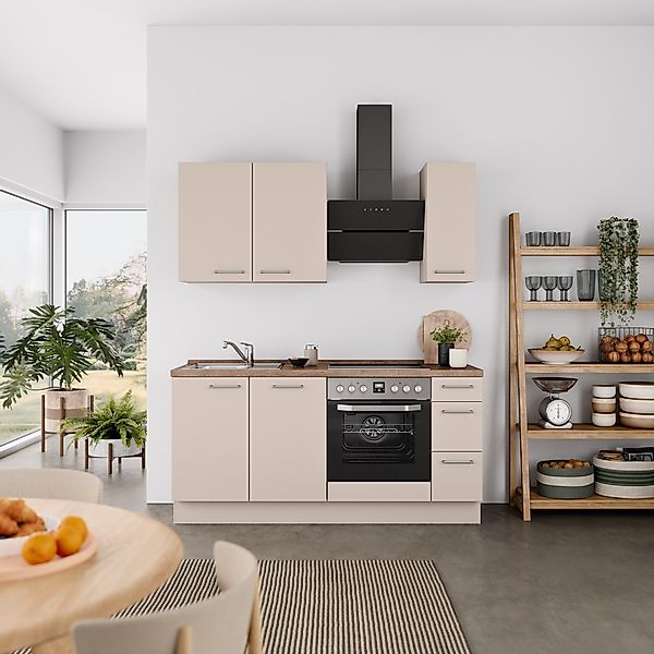 nobilia® Küchenzeile »"Laser II", Ausrichtung wählbar, Breite 180 cm« vormo günstig online kaufen