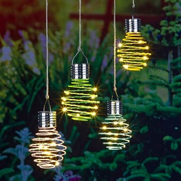 HI LED Außen-Deckenleuchte LED Solar Hängelampe günstig online kaufen