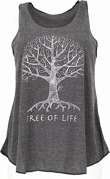 Guru-Shop T-Shirt Tanktop mit Ethnodruck, Tree of life Yogatop -.. Festival günstig online kaufen