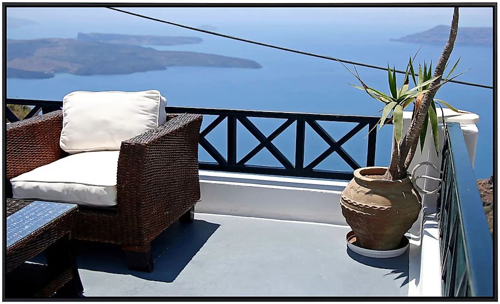 Papermoon Infrarotheizung »Santorini Inselblick« günstig online kaufen