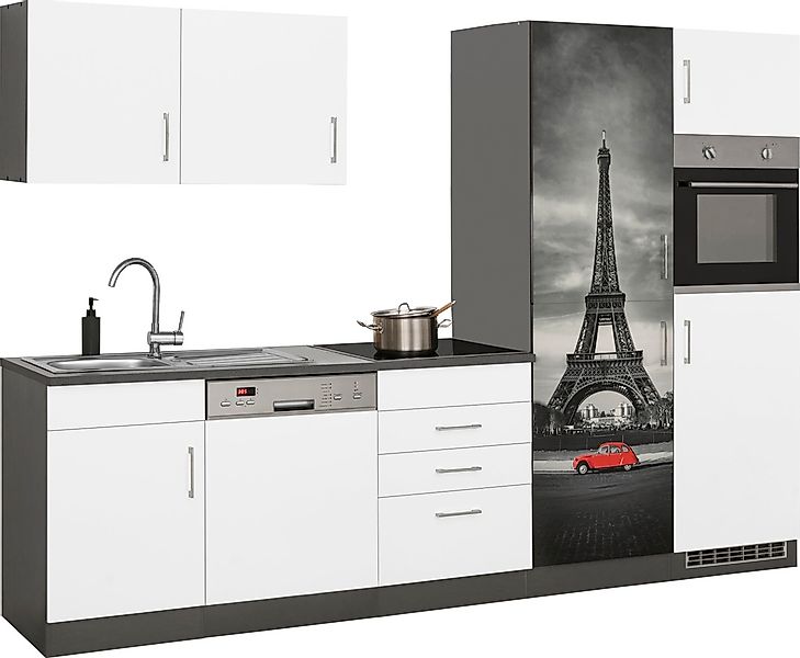 KOCHSTATION Küchenzeile »KS-Paris«, ohne E-Geräte, Breite 290 cm günstig online kaufen