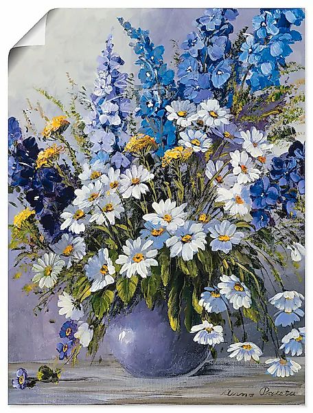 Artland Wandbild »Rittersporn« 1 Stk. tlg. als Leinwandbild, Poster in vers günstig online kaufen