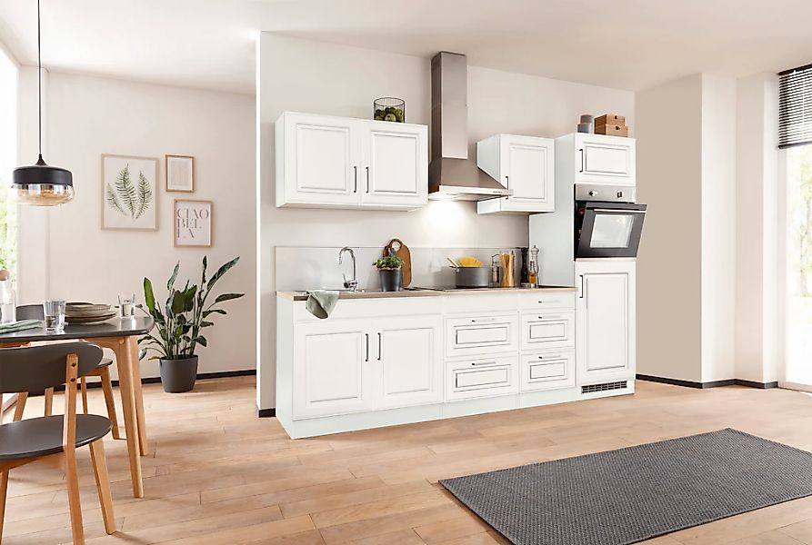 KOCHSTATION "KS-Stockholm" Breite 270 cm, mit hochwertigen MDF Fronten im L günstig online kaufen