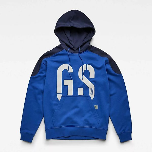 G-star 89 Logo Block Kapuzenpullover S Lighting Blue günstig online kaufen