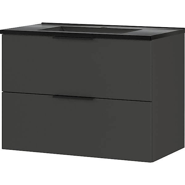Germania WT-Unterschrank Crandon 81 cm x 61 cm x 47 cm Graphit-Schwarz günstig online kaufen