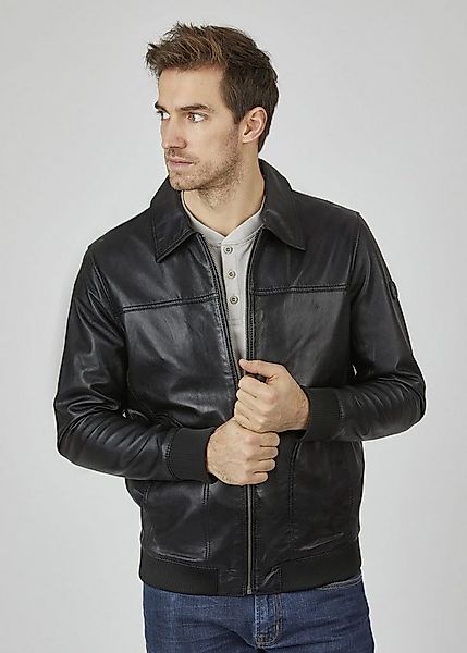 bugatti Lederjacke BUALBANO (1-St) mit Umlegekragen günstig online kaufen