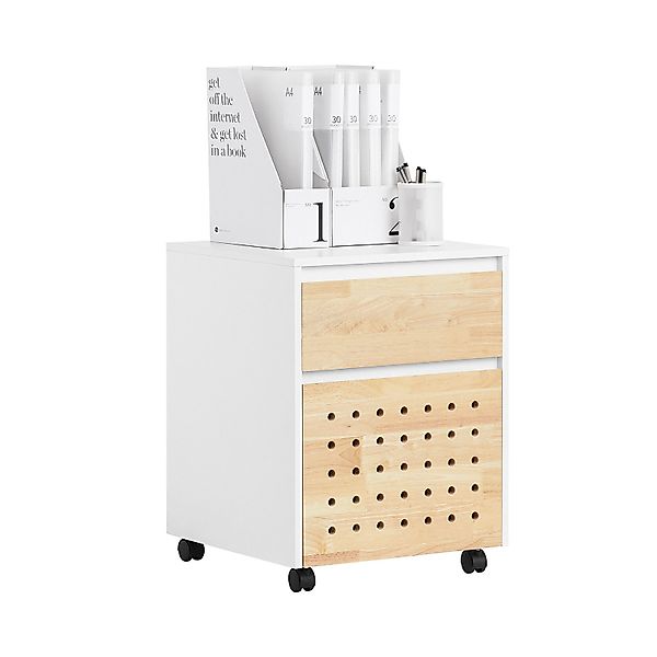 SoBuy Rollcontainer ASK06, Bürowagen Bürocontainer Beistellwagen günstig online kaufen