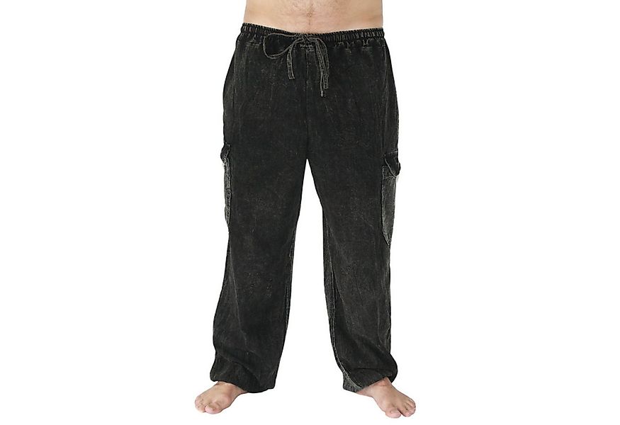 PANASIAM Cargohose weit geschnittene Cargohose aus 100% Baumwolle Baggy Hos günstig online kaufen