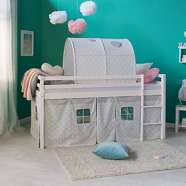 Homestyle4u Betttunnel für Hochbett Zelt Bettdach günstig online kaufen