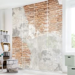 Bilderdepot24 Schiebegardine modern Flächenvorhang blickdicht Shabby günstig online kaufen