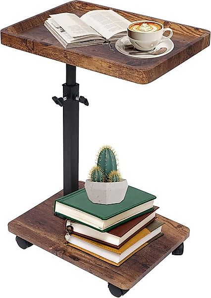 Refined Living Beistelltisch Verstellbarer C-förmiger Beistelltisch,Couchti günstig online kaufen