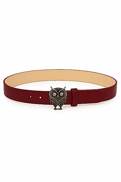 COLLEZIONE ALESSANDRO Ledergürtel "Eule", aus echtem Leder mit Eulen Motiv günstig online kaufen