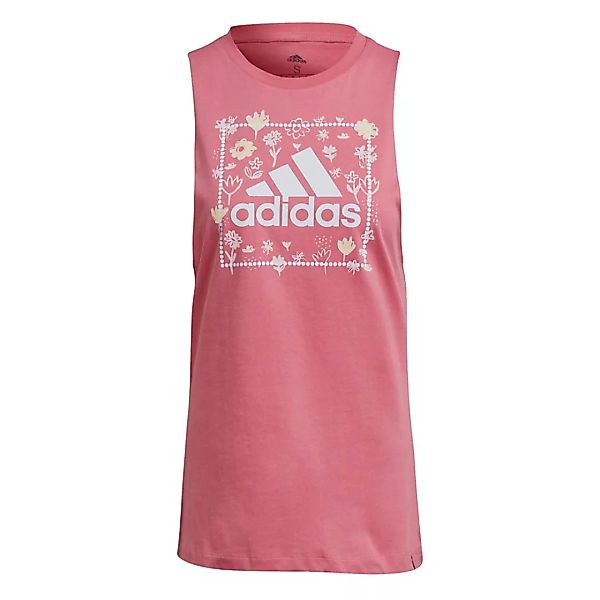 Adidas Soft Firl Ärmelloses T-shirt S Rose Tone / White günstig online kaufen
