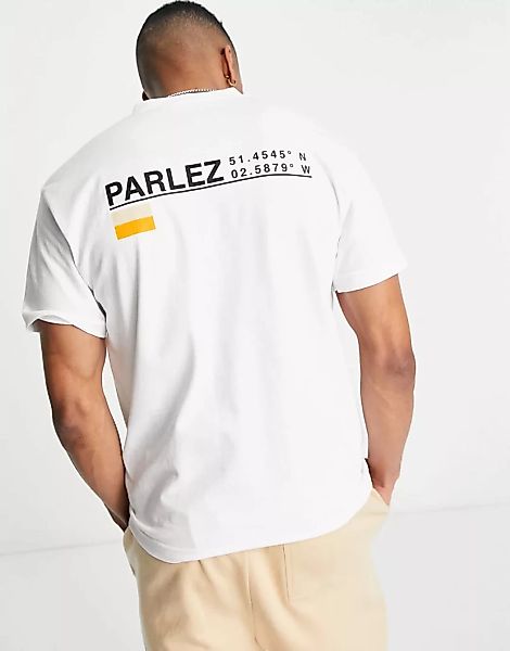 Parlez – Westerly – T-Shirt in Weiß mit Print günstig online kaufen