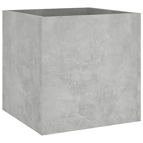 vidaXL Pflanzgefäß Betongrau 40x40x40 cm Holzwerkstoff 808796 günstig online kaufen